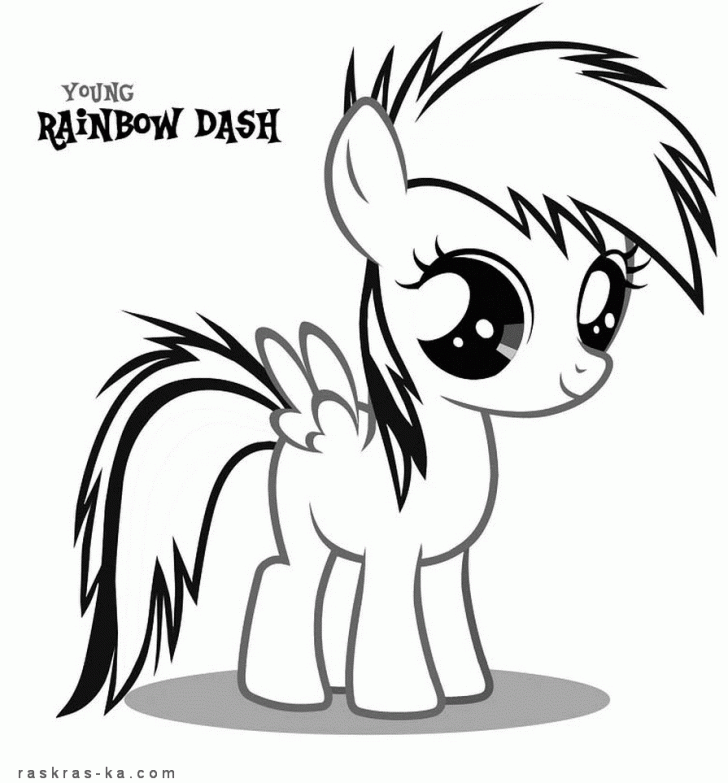 coloring book my little pony rainbow dash coloring page