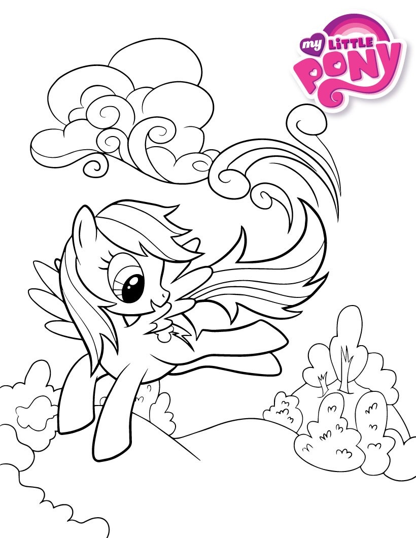 my little pony twilight sparkle walk coloring page  my