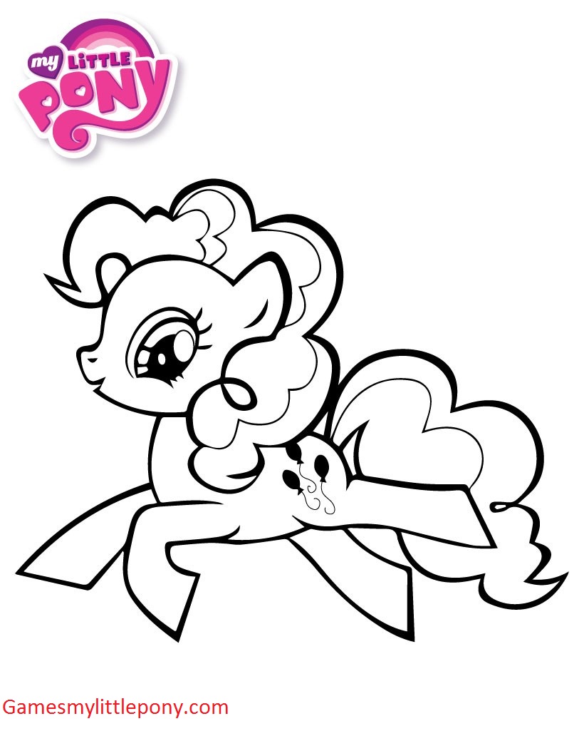 My Little Pony Pinkie Pie Saute Coloring Page - My Little Pony Coloring