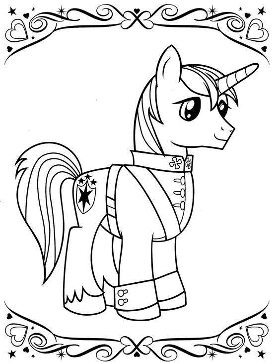 kaspisk pony coloring pages - photo #16