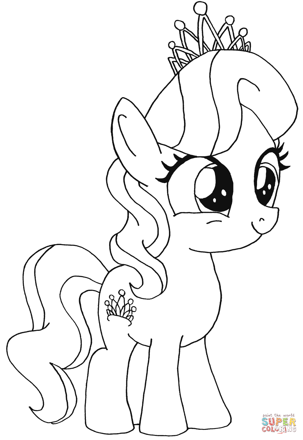Diamond Tiara My Little Pony from My Little Pony Coloring Page - My