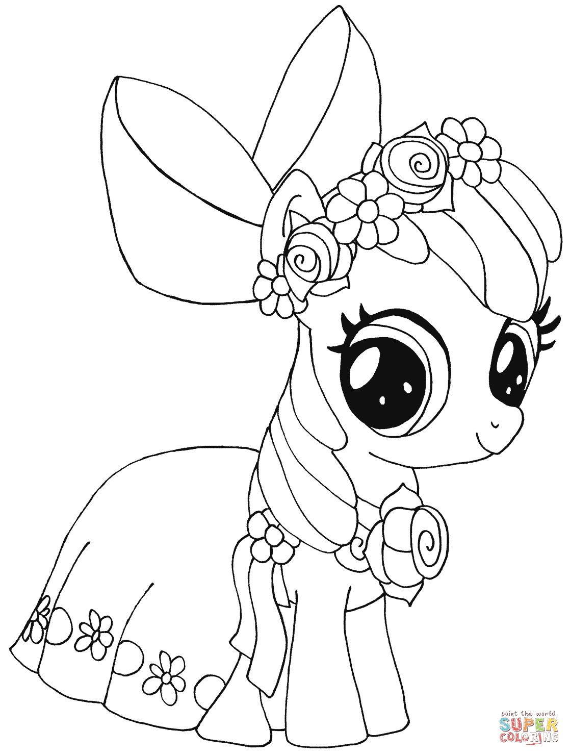 kaspisk pony coloring pages - photo #12
