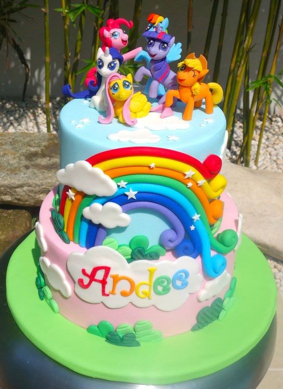 pony cake birthday cakes rainbow mlp cupcake dash equestria tortas cupcakes unicorn poney coloring oc pastel poni cumpleaños kitchen para