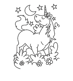 Karkadann Unicorn Coloring Page