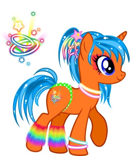 pony rainbow mlp baby dash princess custom rave unicorn gamesmylittlepony
