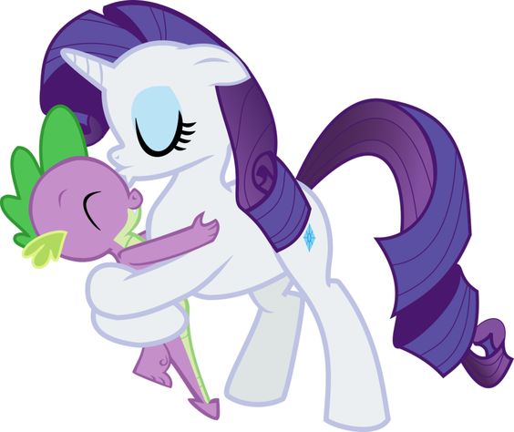 Friendship Between Spike and Rarity Picture - My Little Pony Pictures