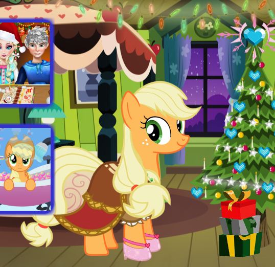 Applejack School Spirit Style - My Little Pony Games