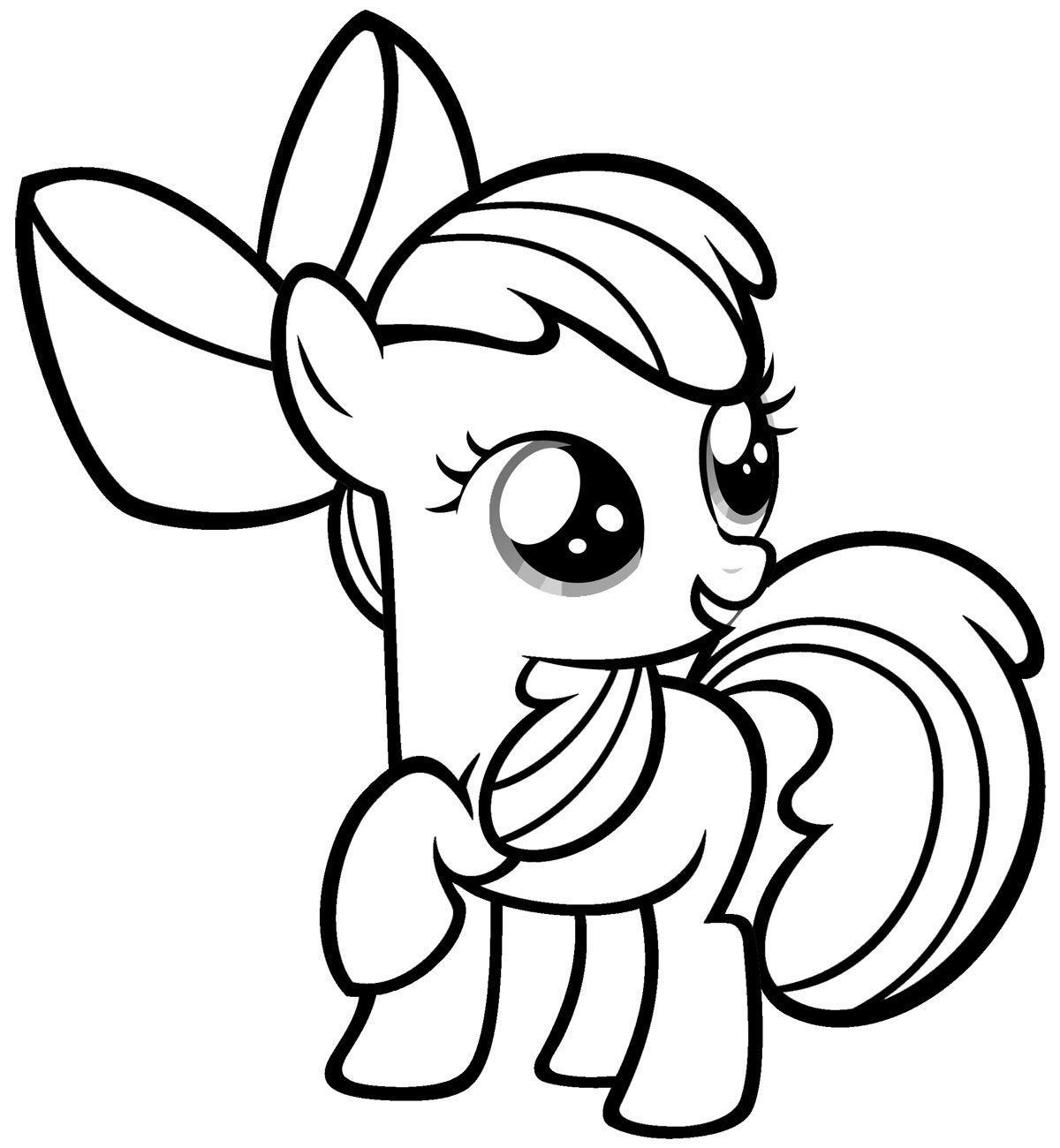 My Little Pony Baby  Coloring Page