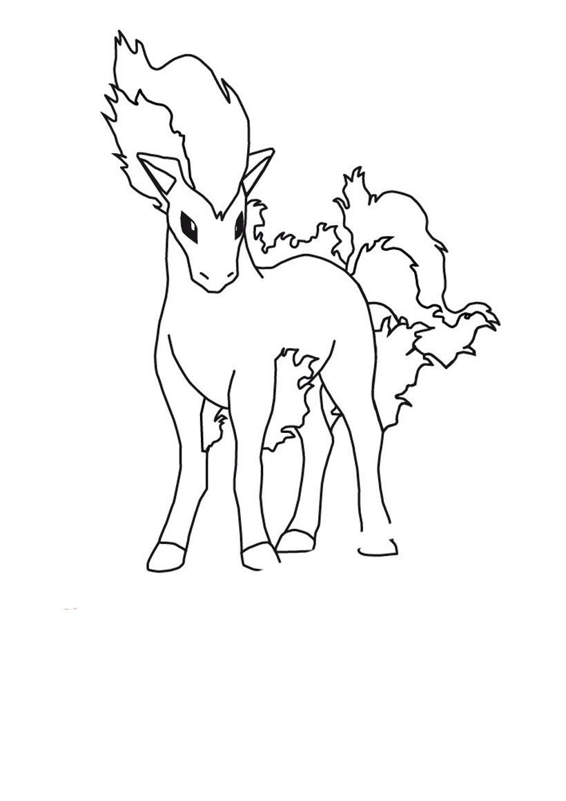 My Little Ponyta Coloring Page