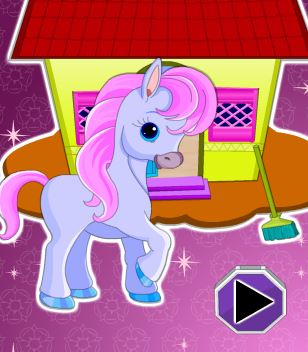 Little Pony House Cleaning Game