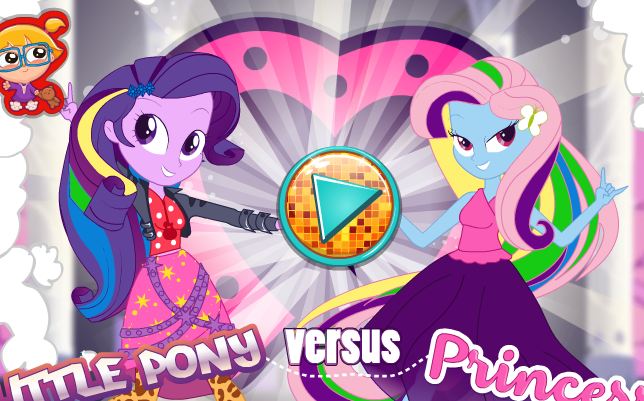Little Pony Versus Princess Outfits Game