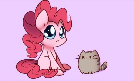 Baby Pinkie Pie And Kitty