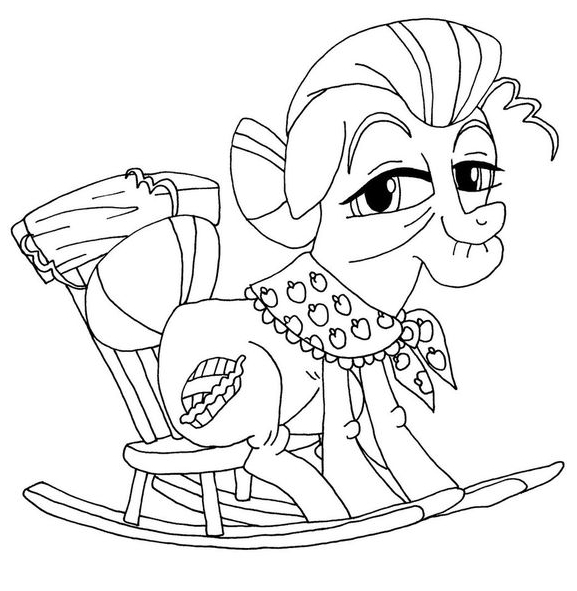Mlp Granny Smith Coloring Coloring Page