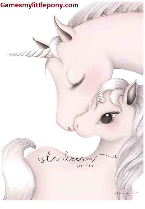Unicorn Art Print For Kids Australia Coloring Page
