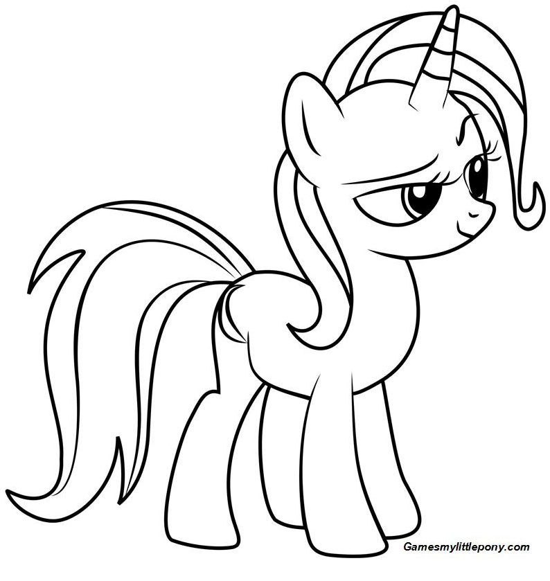Mlp Coloring Trixie Coloring Page