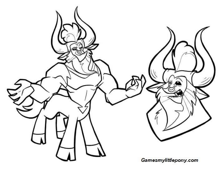 Mlp Lord Tirek Coloring Coloring Page