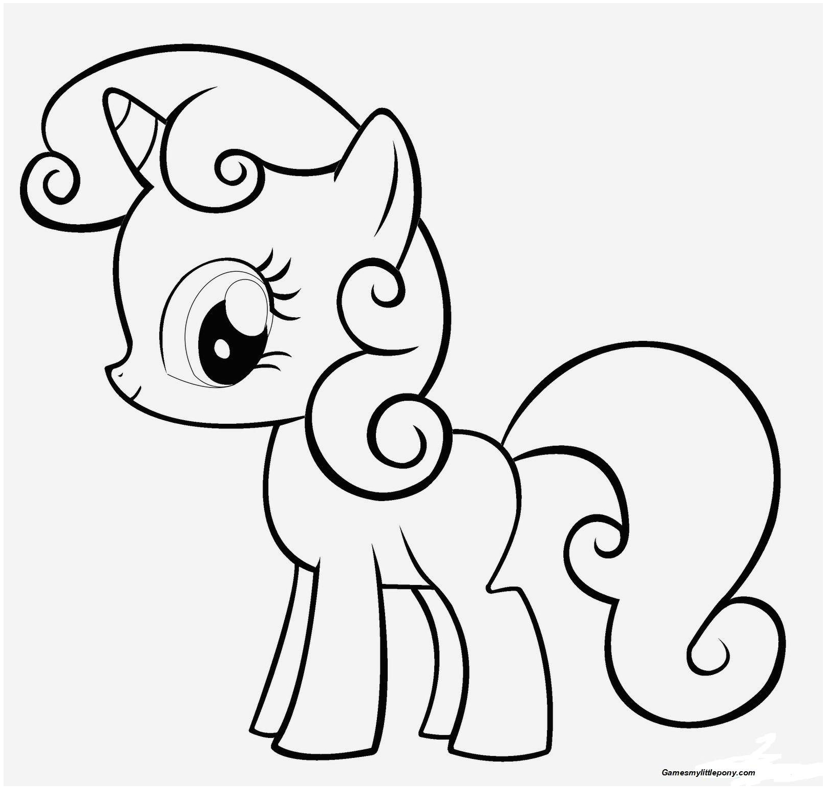 My Little Pony Sweetie Belle Coloring Coloring Page