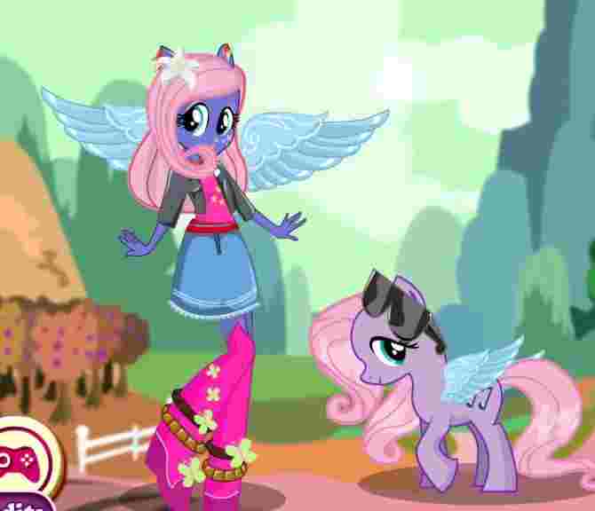 Fluttershy Pony Dress Up Game