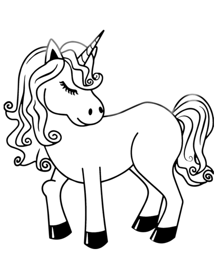 Unicorn Coloring Pages Coloring Page