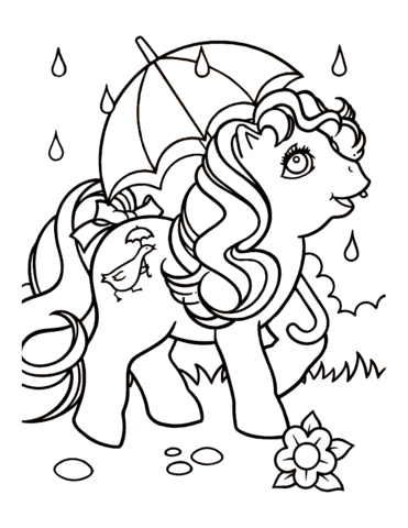 Pony With Umbrella  from My Little Pony Game
