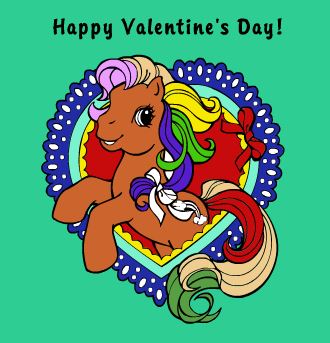 My Little Pony Holiday Pony Coloring Game