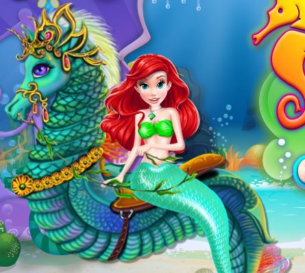Mermaid Sea Horse Caring Game