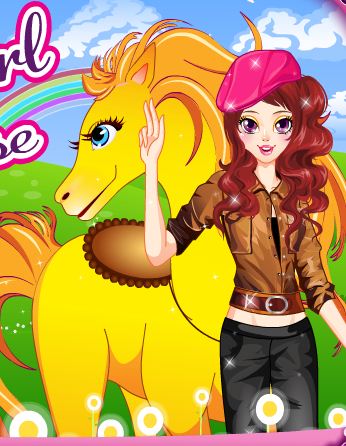 Cool Girl And Her Cute Horse Game