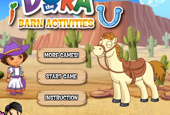 Dora The Barn Activities Game