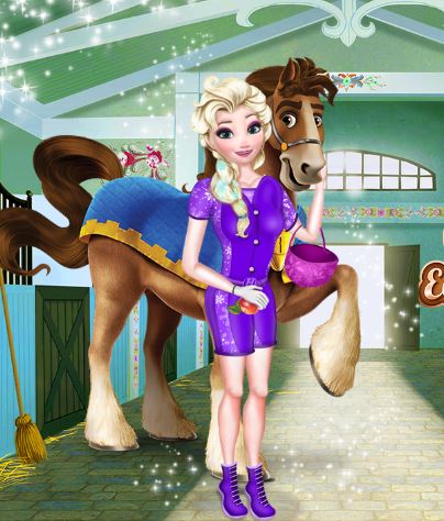 Elsa Equitation Contest Game