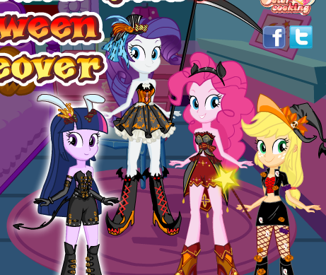Equestria Girls Halloween Makeover Game
