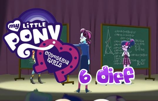 Equestria Girls Six Differences Game