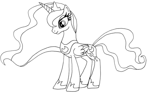My Little Pony Princess Luna from My Little Pony Game