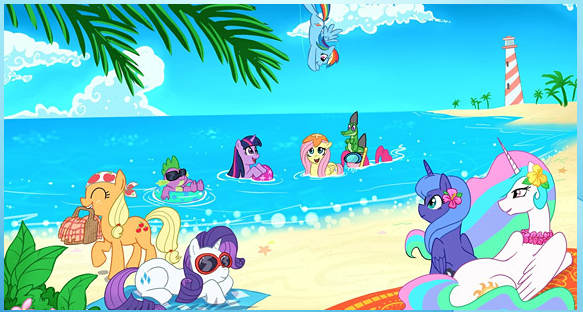 My Little Pony Sea Beach Puzzle Game