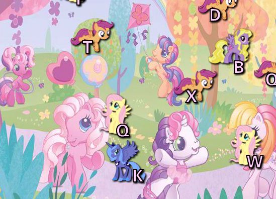 My Little Pony Typing Game
