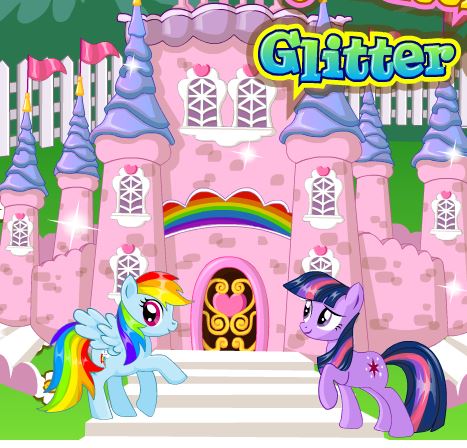 My Little Pony Glitter Castle Game
