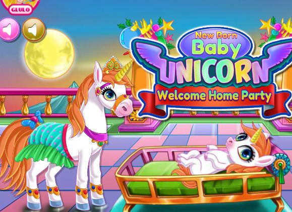 Newborn Unicorn Welcome Party Game