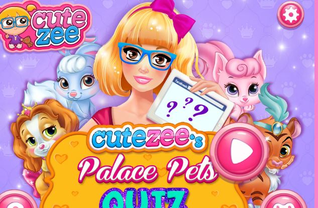 Palace Pets Quiz Game