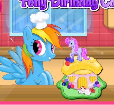 Pony Birthday Cake 2 Game