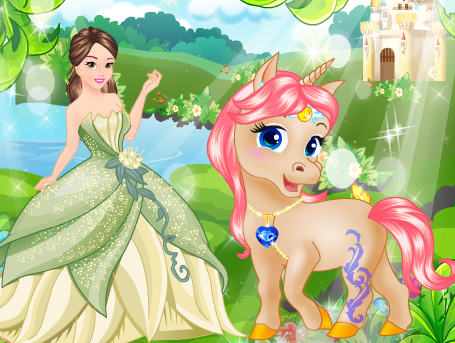 Princess And Her Magic Unicorn Game