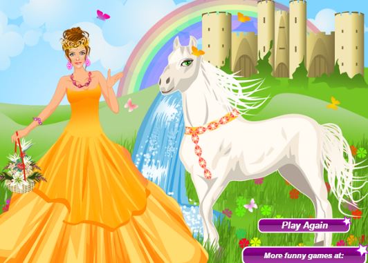 The Princess And Her Magic Horse Game