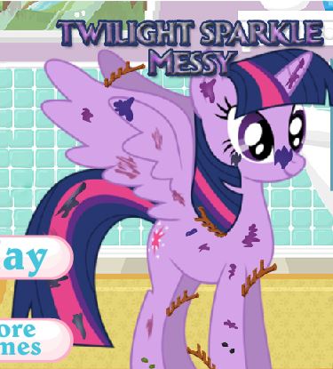 Twilight Sparkle Messy Game