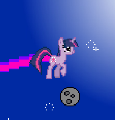 Twilight Sparkle Sweet Nyan Cat Adventure Game