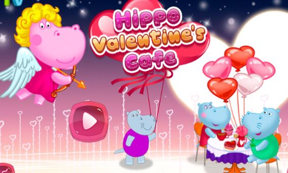 Hippo Valentine Cafe Game