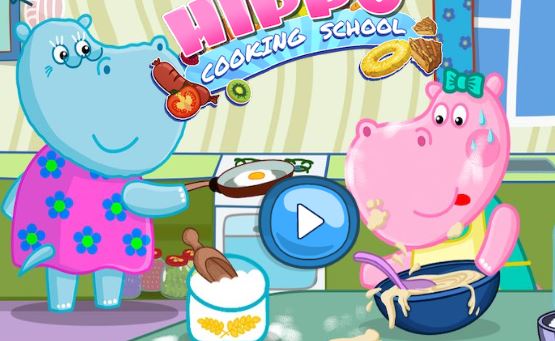 Hippo Cooking School Game